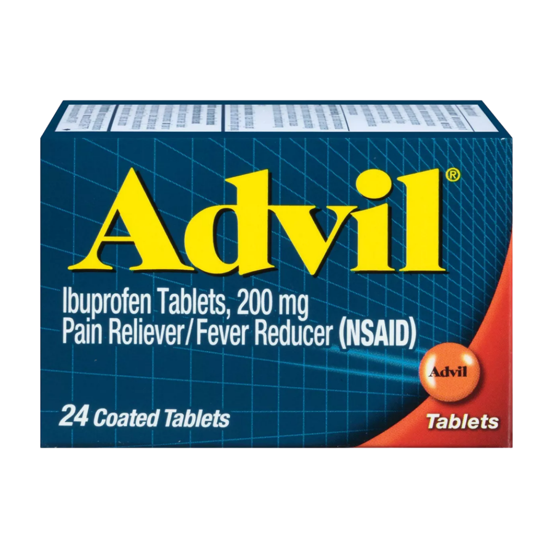 Caja de Advil Ibuprofeno 200mg 24 tabletas recubiertas