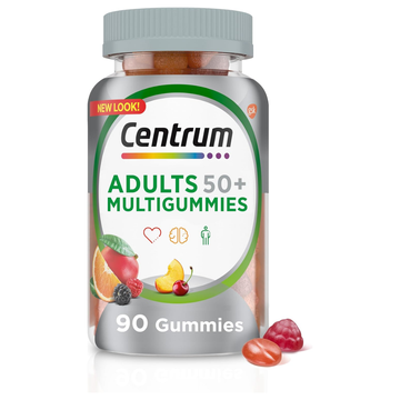 Centrum MultiGummies Adults 50+ multivitaminas mayores 90ct