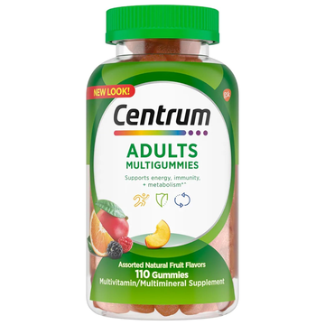 Centrum MultiGummies Adult Multivitamin nutrición completa 110ct