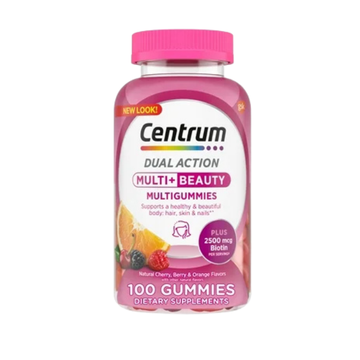 Centrum Dual Action Multi + Beauty gomitas para cabello piel y uñas 100 ct