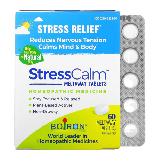 Boiron StressCalm tabletas homeopáticas para alivio del estrés 60 unidades
