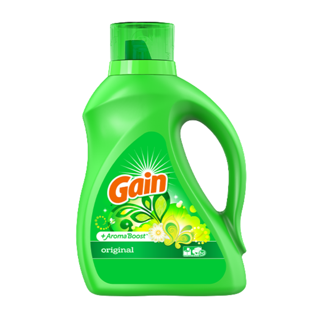 Detergente líquido Gain Original Aroma Boost 88oz para 61 cargas