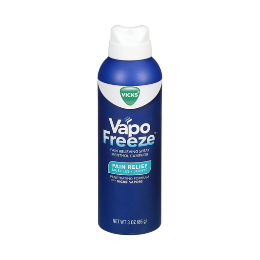 Spray analgésico Vicks VapoFreeze con mentol y alcanfor 3oz