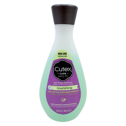 Cutex Nourishing Nail Polish Remover quitaesmalte nutritivo de 10.1oz