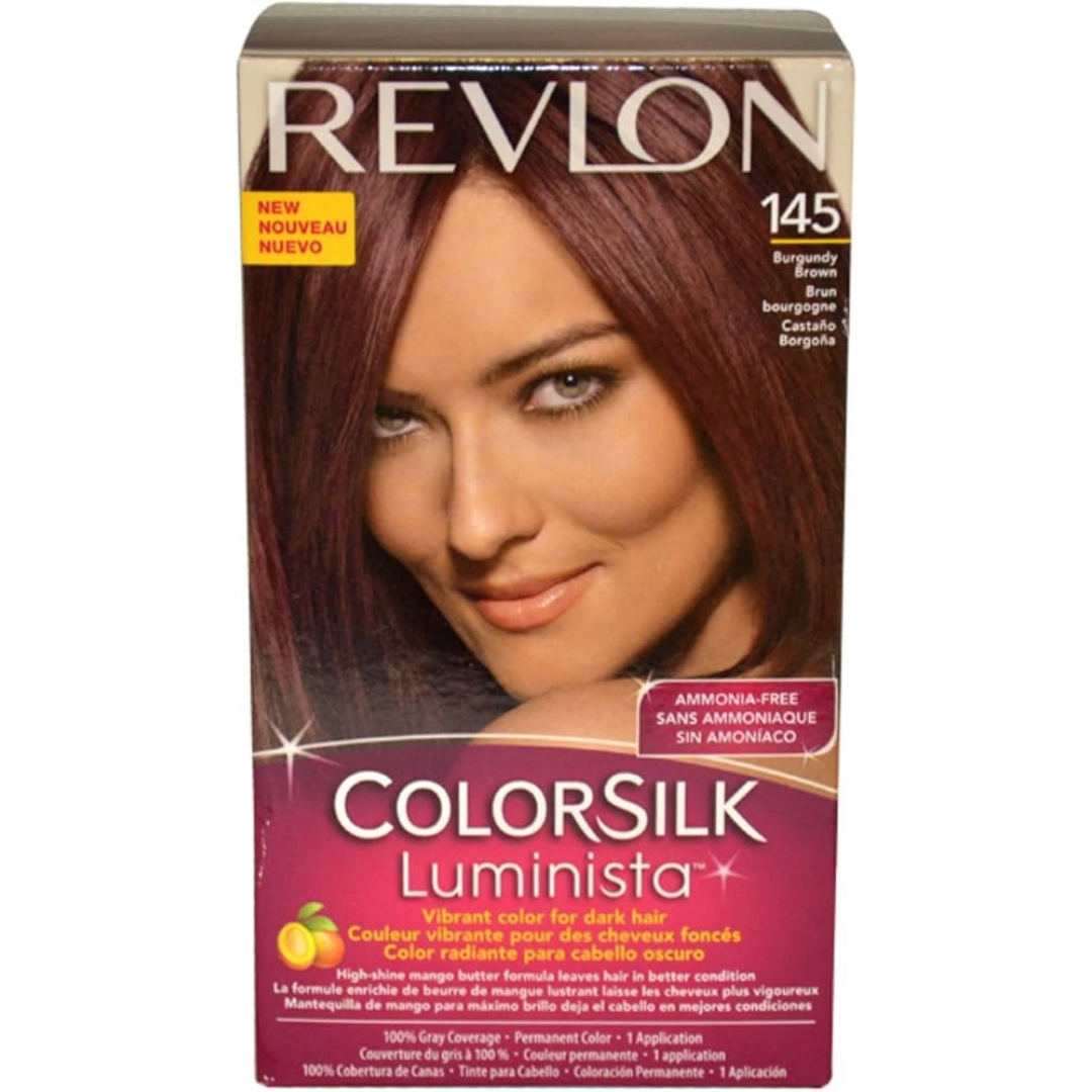 Revlon Colorsilk Luminista Tinte 145 Burgundy Black para cabello oscuro