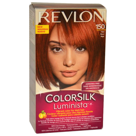 Revlon Colorsilk Luminista Tinte 150 Red para cabello oscuro rojo vibrante