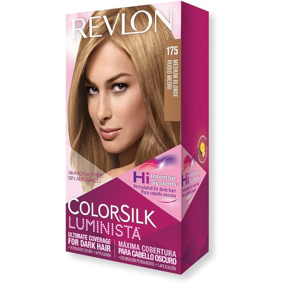Revlon Colorsilk Luminista Tinte 175 Medium Blonde rubio medio para cabello oscuro