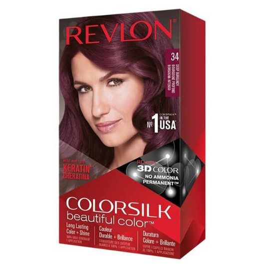 Revlon Colorsilk Tinte 34 Deep Burgundy borgoña oscuro intenso