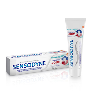 Sensodyne Sensitivity + Gum Clean Fresh Toothpaste (3.4 oz)