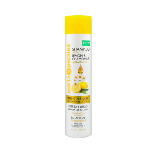 Mirta de Perales Shampoo Limón y Manzanilla brillo y fuerza 10oz