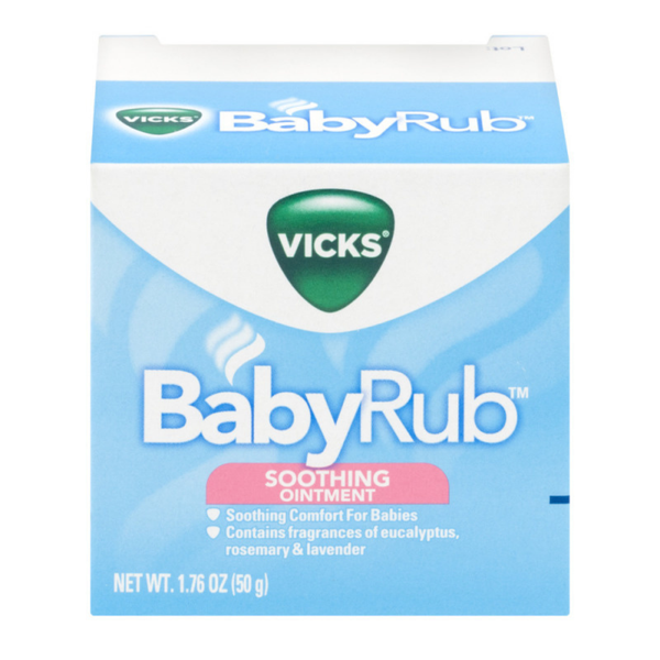 Vicks BabyRub Soothing Ointment with Aloe & Eucalyptus (1.76 oz)
