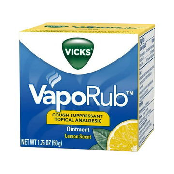 Vicks VapoRub Lemon Ointment ungüento descongestionante limón 1.76oz