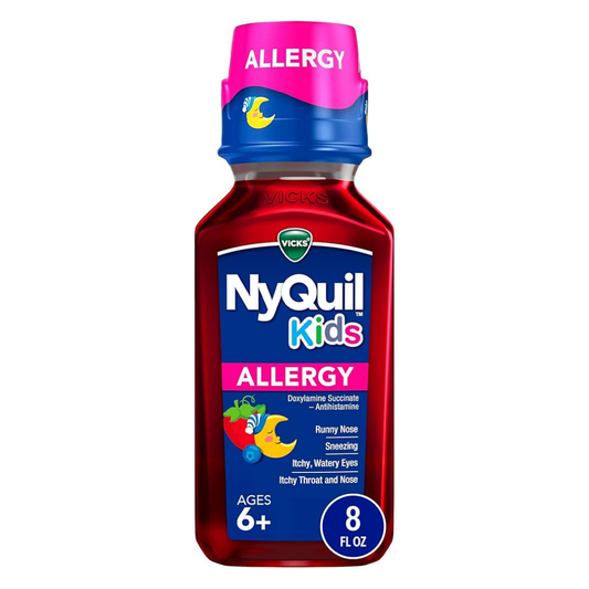 Vicks NyQuil Kids Allergy jarabe alergia niños berry 8oz