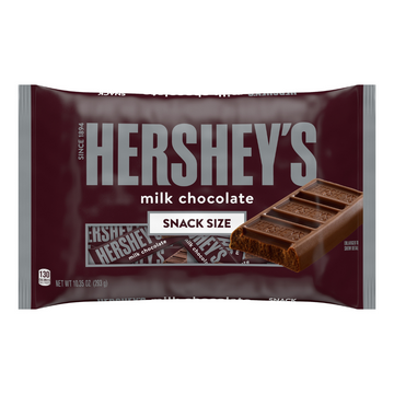 Hershey's Milk Chocolate Snack Size chocolate con leche