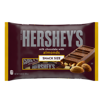 Hershey's Milk Chocolate with Almonds Snack chocolate almendras