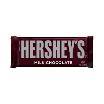 Hershey's Milk Chocolate Bar 1.55oz chocolate clásico