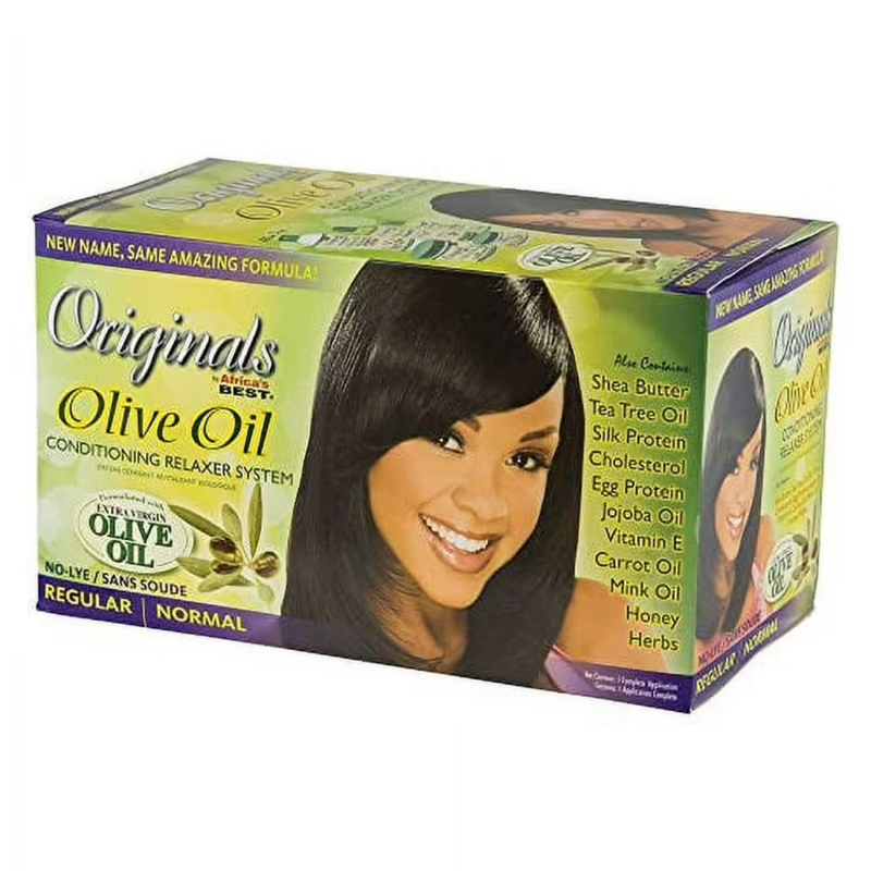 Africa's Best Originals Olive Oil Conditioning Relaxer System Super