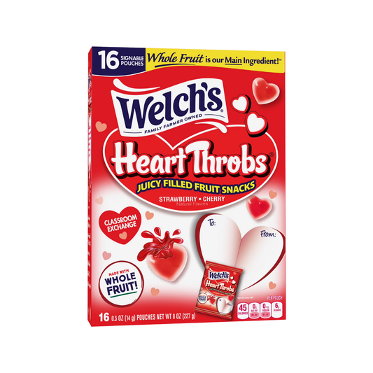 Welch's Juicefuls Heart Throbs gomitas rellenas de jugo 16 unidades.