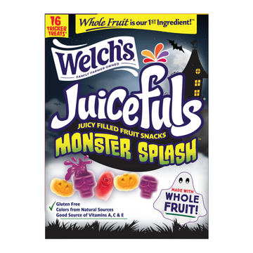 Welch's Juicefuls snacks frutales Halloween 16ct