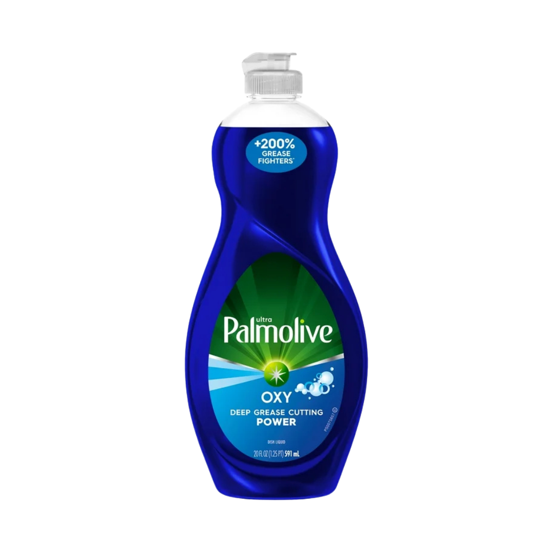 Detergente líquido Palmolive Ultra Oxy con poder desengrasante 20oz.