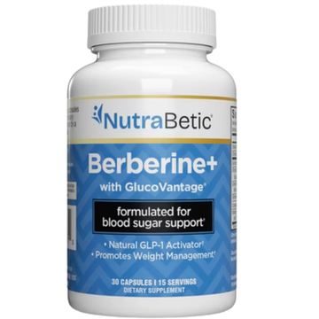 NutraBetic Berberine+ suplemento apoyo azucar sangre 30 capsulas