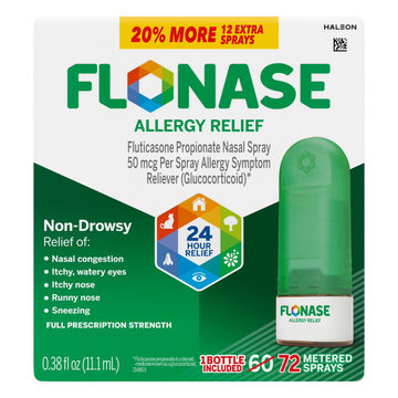 Flonase Allergy Relief Nasal Spray alivio alergias 72 dosis