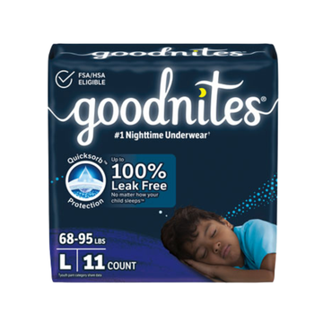 GoodNites ropa interior absorbente para niños L 11 unidades