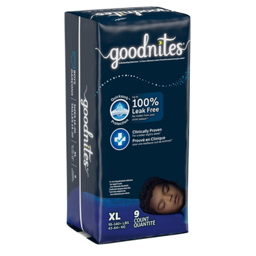 GoodNites ropa interior absorbente Boys XL 9 unidades