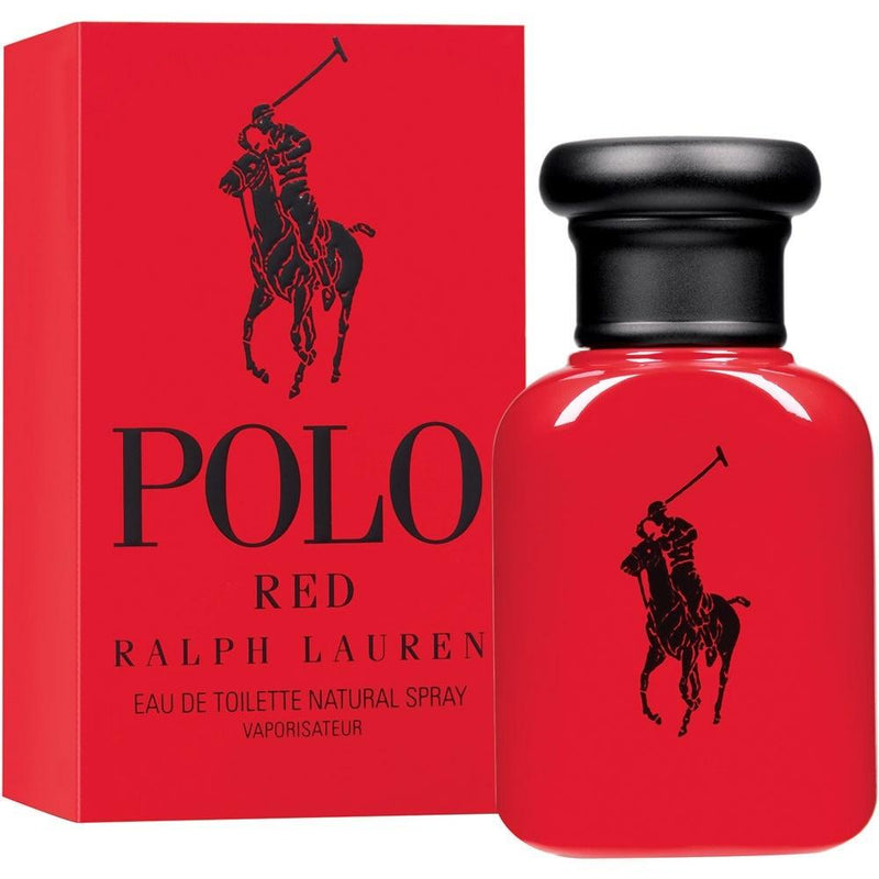 Ralph Lauren Polo Red Eau De Toilette Colonia para Hombre 4.2 Fl Oz