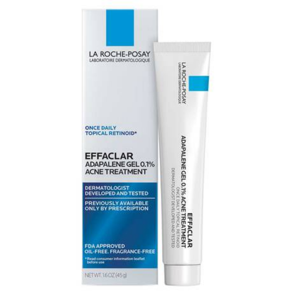 La Roche-Posay Effaclar Adapalene Gel 0.1% Acne Treatment (1.6oz)