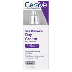 CeraVe Skin Renewing Day Cream SPF 30 hidratante con protector solar 1.7oz