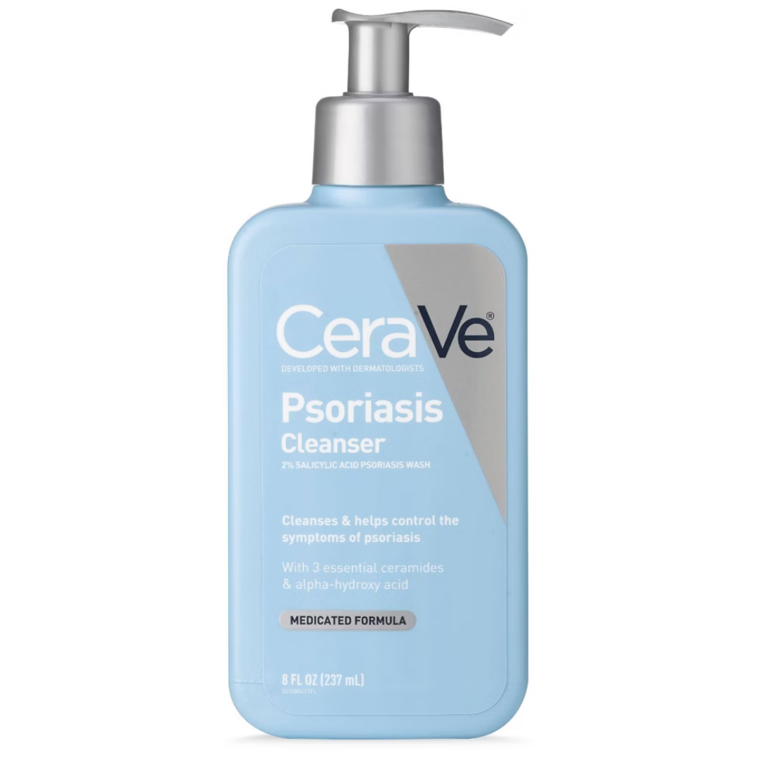 CeraVe Psoriasis Cleanser for Itch Relief 8oz limpiador para psoriasis