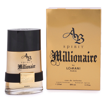 Lomani AB Spirit Millionaire Eau de Toilette Hombre 200ml perfume dorado