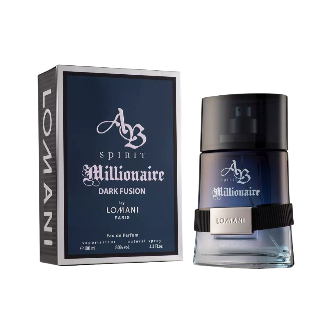 Perfume Lomani AB Spirit Millionaire Dark Fusion para hombre 3.3oz.
