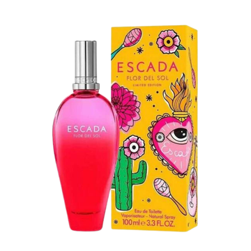 Perfume Escada Flor del Sol Eau de Toilette edición limitada 3.4oz.