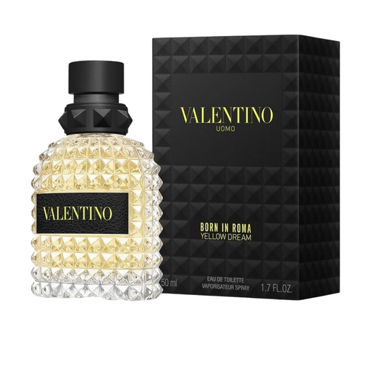 Perfume para hombre Valentino Born In Roma Yellow Dream 3.4oz.