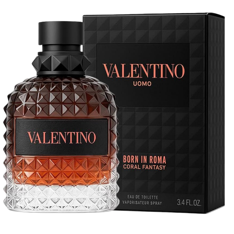 Valentino Uomo Born In Roma Coral Fantasy Eau de Toilette Spray for Men (3.4 fl oz)