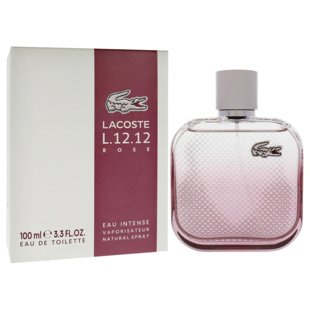 Lacoste L.12.12 Rose Eau Intense fragancia femenina floral-amaderada