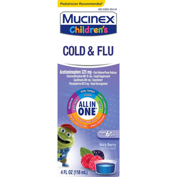 Mucinex Children’s Multi-Symptom Cold jarabe 4oz