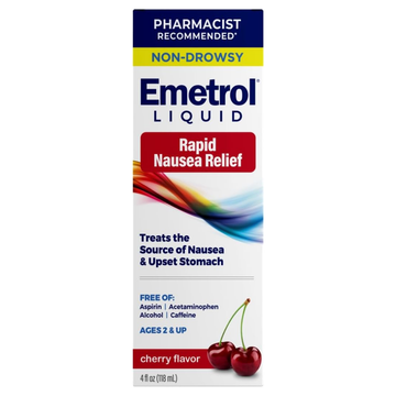 Emetrol Nausea Relief Liquid Adults anti-náuseas 4oz