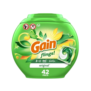 Gain Flings Original cápsulas detergente 42ct