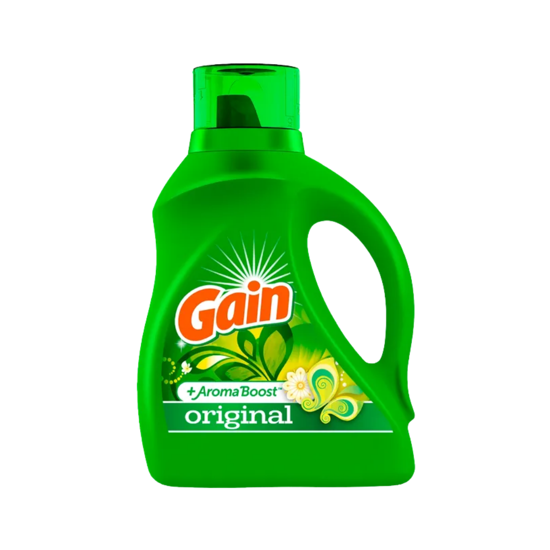 Detergente líquido Gain Aroma Boost Original 46oz para 32 lavadas