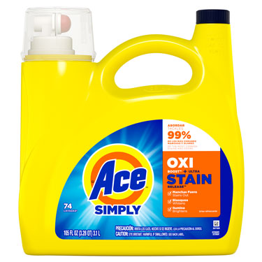 Ace Detergente líquido Simply Oxi Stain – 105 oz