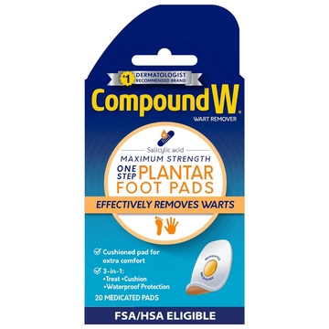 Compound W Medicated Foot Pads tratamiento callos 20ct
