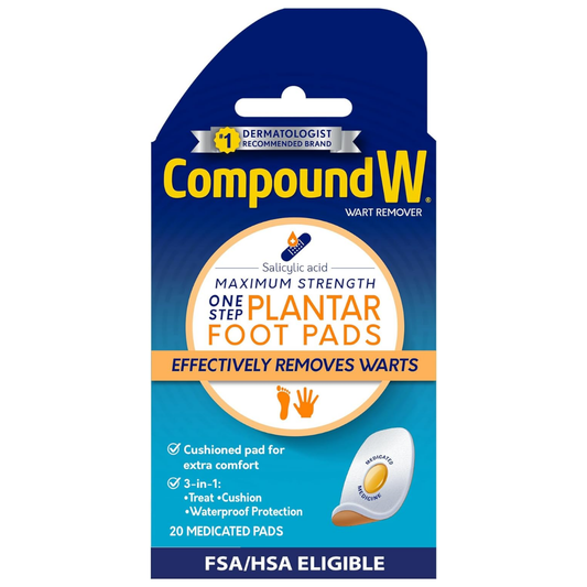Compound W Medicated Foot Pads tratamiento callos 20ct