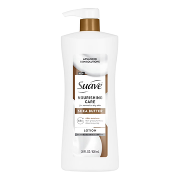 Suave Nourishing Care Body Lotion Shea Butter loción karité 28oz