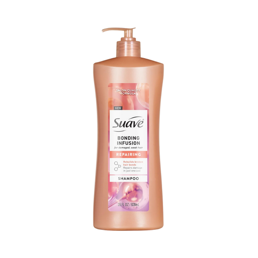 Suave Bonding Infusion Repairing Shampoo champú reparador para cabello dañado 28oz