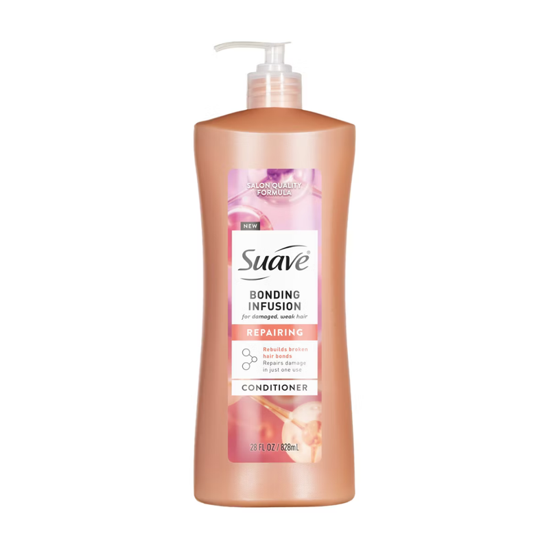 Suave Bonding Infusion Repairing Conditioner for Damaged Hair (28 oz)