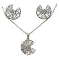 Floral & Gemstone Necklace and Earrings Set – Multiple Styles