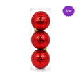 Esferas Navideñas Texturizadas 3PK 15 cm - AA2026-11